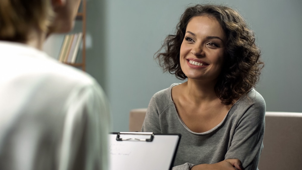 Young,Smiling,Lady,At,Rehab,Therapy,Session,,Help,From,Psychologist, Vaginal Dryness Treatment in Houston, TX